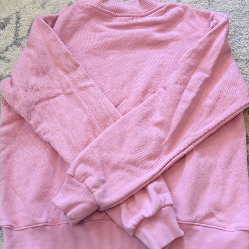 Parke Official Summerland pink varsity mockneck sweatshirt - Picture 3 of 7